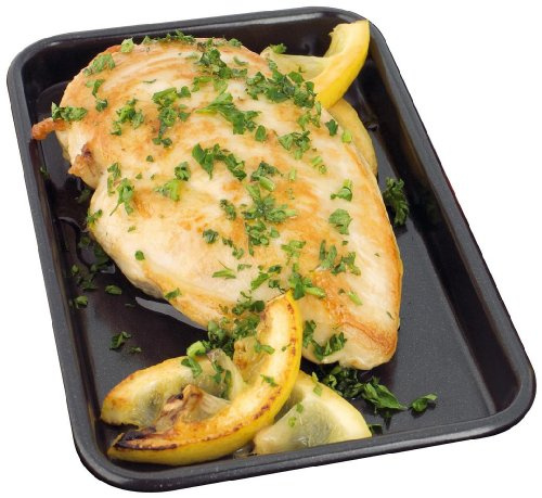 Stellar Single Portion Non-Stick Baking Tray 17cm x 11cm x 1.5cm Heavy Duty, Dishwasher Safe