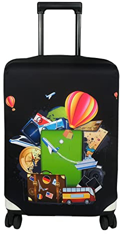 Explore Land Luggage Cover Suitcase Protector Fits 31-32 Inch Case (Travel, XL)