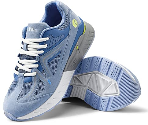 FitVille Zapatillas Casual para Mujer Extra Anchas Zapatillas Running Mujeres para Pies Planos Calzado Ancho Especial Adecuado Aliviar Dolor 38 EU Ancho