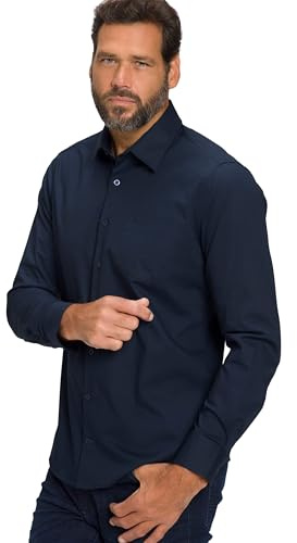 JP 1880 FLEXNAMIC 808727 - Camisa para Hombre (Talla Grande, Talla Grande, hasta 7 XL), Azul Marino, 7XL