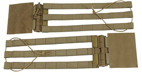 REYNEM Taktische Weste Kummerbund Mit Schnellverschluss-Set for Die Jagd Airsoft JPC CPC NCP XPC 6094 420 Weste Zubehör (Color : DE)