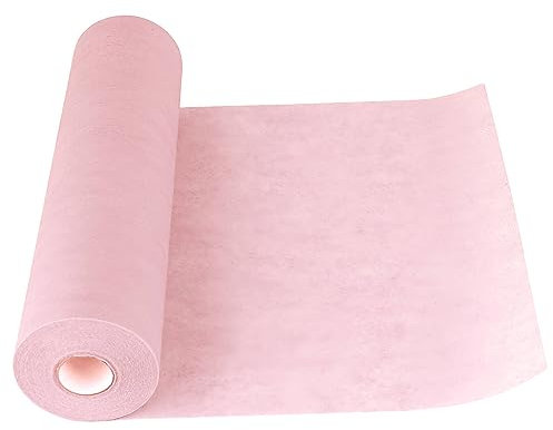 ANYUNKEY Vlies Tischläufer Blush Rose , Tischläufer Modern,Tischband Rolle, Table Runner Outdoor,Tischdeko für Geburtstage & Hochzeiten, Taufe ,Konfirmation oder Kommunion und Festtafeln,30 cm x 25 m