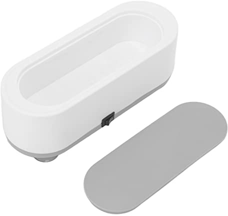 Machine à Montres ABS, Nettoyeur de Lunettes et de Bijoux, Machine de Nettoyage de Montres, Machine à Laver, Mini Nettoyeur de Bijoux électrique Portable à Ultrasons, Brosse de