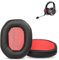 ACCOUTA Ohrpolster Kissen kompatibel mit Teufel Cage Gaming Headset Ohrpolster Ersatz mit weicherem Proteinleder und Memory-Schaum