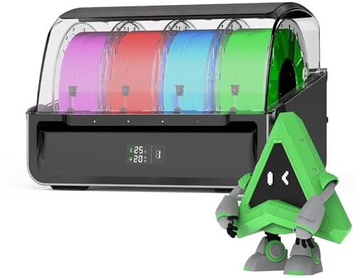 Creality Stampante 3D Sistema CFS Stampa Multicolore: Caricamento Automatico Filo, Magazzino Filo Antiumidità, Supporta 4 Dispositivi per 16 Colori, Compatibile con Creality K2 Plus