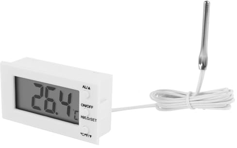 Digital Oven Thermometer,Heat Resistant Thermometer with Probe -58°F to 572°F/-50°C-300°C,LCD Oven Temperature Monitor with External Sensor,High Low Temperature Alarm (1)