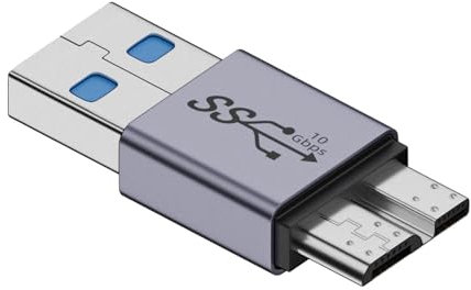 Adattatore da USB C a micrro-B - Adattatore per cavo da tipo C a micrro B | Convertitore cavo da tipo C a micrro-B | Adattatore da micrro-B a USB C 3.0 per cavo adattatore per disco rigido USB C, adat