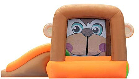 ZJFHEYUO Bouncy Castle, Inflatable Bouncer, Castle Trampoline Jumping Bouncy Bounce Mobile House with Blower Outdoor Indoor Park Inflatable