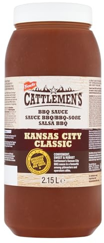 Cattlemen's Kansas City Classic BBQ Sauce 2.15 L | Real Authentic American BBQ Sauce | Made with Thick, Rich Tomato Paste