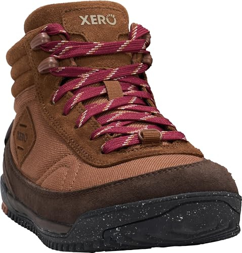 Xero Shoes Women's Ridgeway Barefoot Hiking Boots, Rawhide, 8