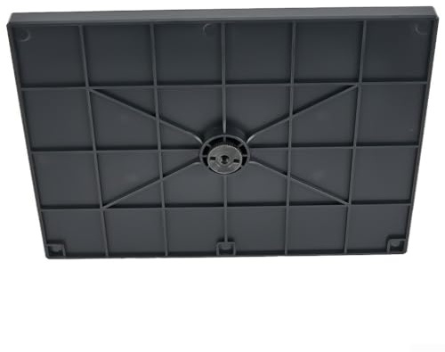 Camera Tripod Stand Tray Platform Holder With 1/4 Inch Screw Adapter Mount For Projector Monitor Sound Card Equipment Black Plastic Mounting Bracket 25x18cm