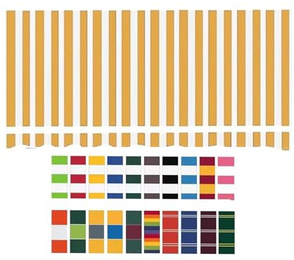 Ersatz for Terrassenmarkisenstoff ，Mehrzweck-wasserdichte Markisenschutzhülle,für Höfe, Veranden(16x9.8ft(5 * 3m))