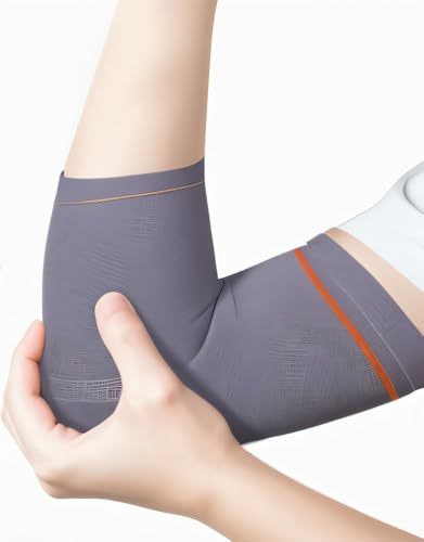 Milagro – Soporte para coderas para tendinitis, extra fino, sin látex, unisex, ideal deportivo, epicondilitis, férula codo, alivia el dolor y las lesiones (1 unidad) (negro, L)