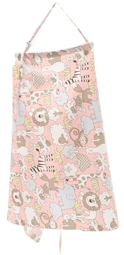 VICASKY Apron Layer Design with Shoulder and Adjustable Strap Double Cotton Nursing Cover Lightweight and Hand Washable Privacy Protection Breastfeeding for Outdoor