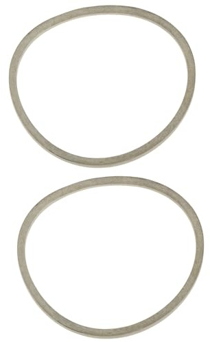 YINETTECH Lot de 2 courroies de prise de force pour tondeuse à gazon 66101-25080 compatibles avec Kubota G1700 G1800 G1900 G2000 G1800 G1900 86,25 x 1,6 x 0,9 cm
