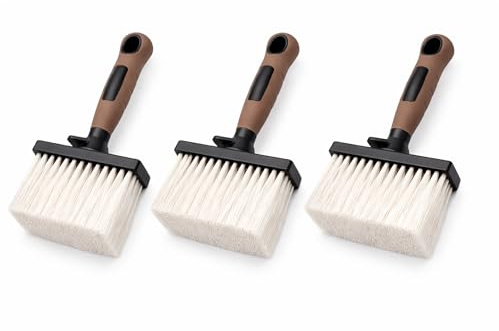 simpa Shed & Fence Brush Set 12.7cm x 3.8cm (5 x 1-1/2) - Set of 3 Brushes