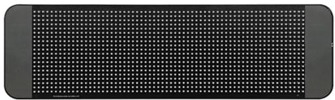 SIXRUN Dot LED-ljusskylt, Programmerbar Rullande LED-skärm, Anpassningsbar Textanimering, 13,7 X 4,0 Tum, för Butiker, Bröllop, Fester och Evenemang