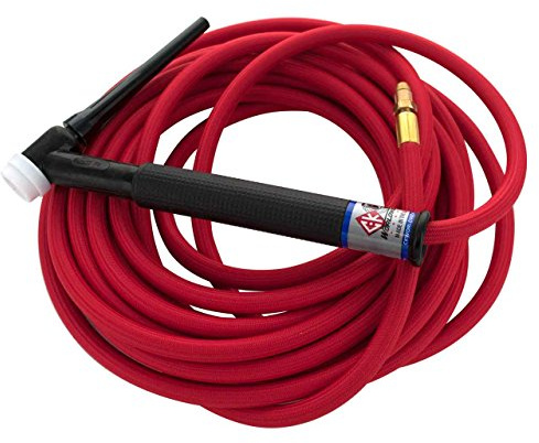 CK17 Air Cooled TIG Torch Kit, Flex, 150A, 25', 1-Pc Super-Flex, CK17-25-RSF FX