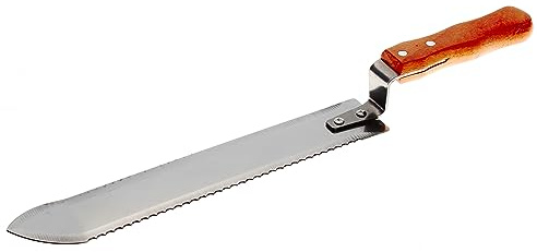 Germerott Bienentechnik Entdecklungsmesser mit Holzgriff und 27cm Langer Schneide, ideal zur Honigernte