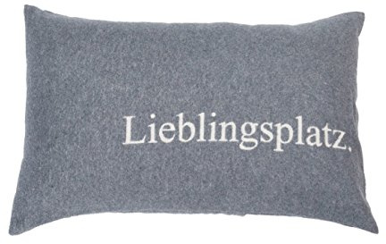 Fussenegger Kissenhülle Lieblingsplatz grau 40/60cm