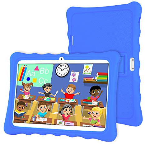 LAMZIEN Tablet 10 Pollici, Tablet Bambini,Android 8.0 2GB+32GB 1280 * 800 IPS Display 3G Dual-SIM Quad-Core WiFi Bluetooth Juegos Educativos,BLU