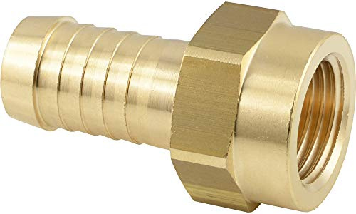 Fittingteile - Schlauchtülle mit Metrischem Innengewinde Messing (Ausführung: IG / M16 x 1,5-13 mm)