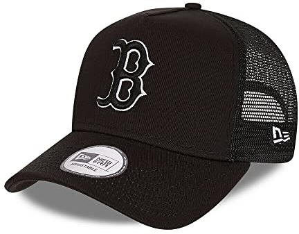 New Era Boston Red Sox Tonal Mesh A-Frame Adjustable Trucker Cap - One-Size
