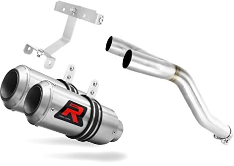 DOMINATOR Terminale di Scarico Marmitta Silenziatore GP compatibile con FZ6 FAZER 600 S1 2004-2010