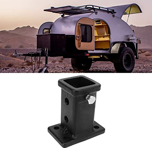 Tubo Ricevitore del Rimorchio, Adattatore per Ricevitore del Gancio di Traino del Tubo del Ricevitore da 2 Pollici Imbullonato Universale per Camioncini