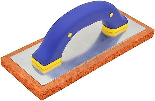 TozLu Paleta de yeseros, Herramientas de enyesado, Llana de Goma Duradera Rascador de Mano Espuma de Yeso Herramienta de espátula de hormigón Herramienta Ideal Paleta de enyesado
