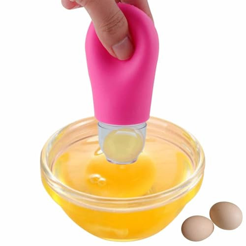 Egg Separator Tool，Egg Yolk Separator and Egg White Separator - Easy Egg Breaker and Yolk Separator in One Tool