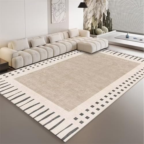 RUGMRZ Webteppich Rugs Washable Grauer Teppich gerade Linie Dekoration Moderne rutschfeste Schalldämmung Teppich Mit Muster 70X140CM
