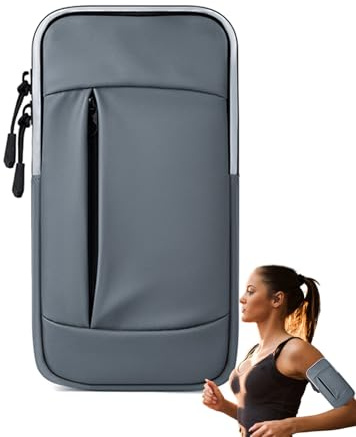 Fascia Da Braccio Con Borsa Auricolare - Fascia Braccio Running Resistente | Sweatproof Armband | Fascia Sportiva Running Porta Cellulare Braccio Portacellulare Armband Per Telefono Da Allenamento