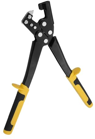 Cocoarm Pintiere per Punzonatura a Bottiglie in Acciaio, Pinze per Punzonatura per Manico Senza Slip per Costruzione del Soffitto, Alta Durezza, Ideale per Chiglia di Acciaio Leggero e Spessore