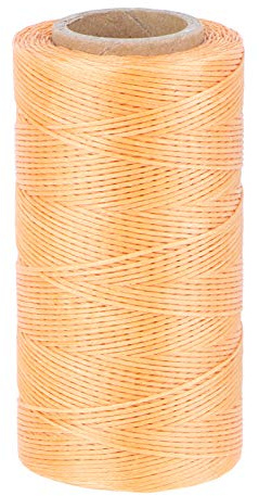 SUPVOX Leder Nähen Wachs Faden Hand Nähte Schnur Handwerk DIY Nähen Handwerk Flach Gewachste Linie 150D 260m 0,8mm