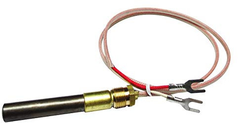 Termopila da 750 mv per riscaldatore Glo riscaldatore, camino, termopila, accessori per stufe a gas, fuochi e stufe a gas, forno riscaldatore e forno per friggere (61 cm, fibra di vetro)