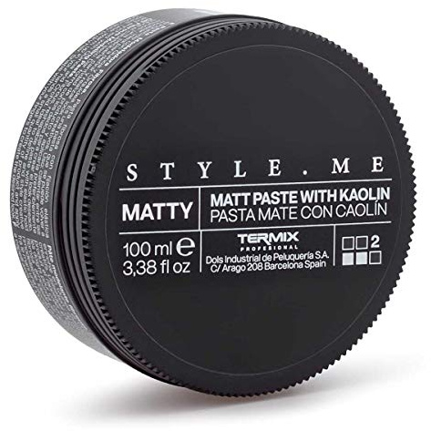 Style.Me Matty Haarwachs mit Matteffekt von Termix. Eignet sich ideal zum Arbeiten mit kürzesten bis zu mittleren Haaren. Perfekt zum Definieren und Profilieren. Größe: 100 ml.