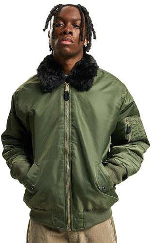 Brandit MA2 Fur Collar Jacket, OLIV, 5XL