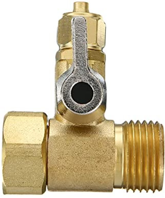 1/2 '' bis 1/4 '' Messing Feed Kugelhahn Wasserfilter Adapter T-Stück Wasserhahn Umkehrosmoseanlage for Hauswasser