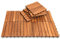 Ansobea Lot de 11 dalles en bois d'acacia, 6 lattes, carrelage en bois 30 x 30 cm – 1 m². Carrelage de balcon pour balcon, jardin et terrasse | Installation facile, rapide et pratique