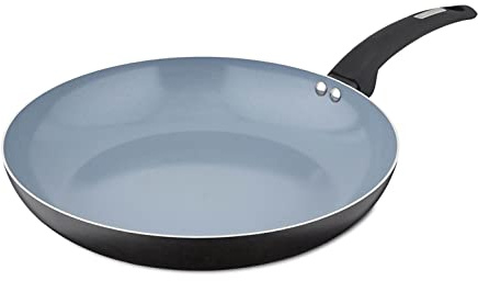 Tower Cerasure 32cm Fry Pan with 3X Stronger Cerasure Non-Stick Coating, Ceramic Coated, Suitable for All Hob Types, Graphite, T80354