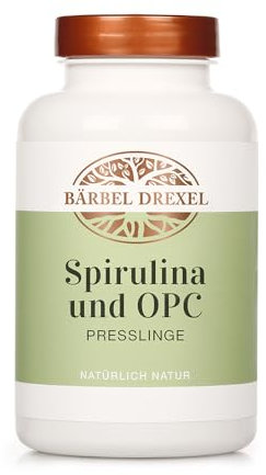 Spirulina und OPC Presslinge ausschließlich natürliche Inhaltsstoffe (360 Stk) Naturheilkunde BÄRBEL DREXEL®