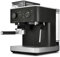 KitchenAid kaffeemaschine mit mahlwerk I Halbautomatische Espressomaschine I Heißgetränke von Espresso bis Cappuccino I Milchschäumerfür, Milchkännchen, Bohnenbehälter (Schwarz)