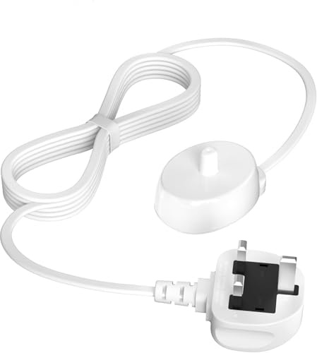 Electric Toothbrush Charger for Braun Oral-B Pro 3 iO2 iO3 iO4 iO5 iO6 | Type 3757 Base for Junior Kids, Genius X, Vitality 100, Pro 600 UK Plug Waterproof