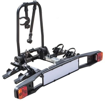 Bicycle Storage Frame, Suspended Off-road Modified Road Car Fixing Frame, Foldable Towbar Mounted Universal Bike Carrier with Maximum Load Of 65kg, for Car SUV Truck, Camping Travel Road Trip