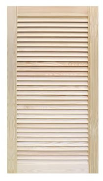 Onlywood Persiane per finestre da esterno in Legno di Pino Naturale Massello Dimensioni 600 x 1100 h. cm – Massima resistenza all’umidità e agli agenti Atmosferici