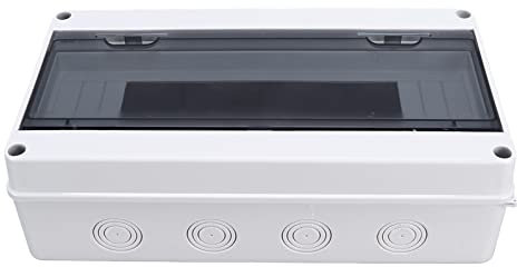 BORDSTRACT Scatola di Distribuzione, HT 18 Modi Ip65 Impermeabile Plastica Mcb Rail Protezione Trasparente ABS/PC Interruttore in Miniatura per Esterno