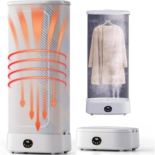 Plancha de vapor vertical, secadora de ropa portátil, puede secar varias prendas al mismo tiempo y eliminar las arrugas, modelos de voz/modelos de control remoto,Touch Screen Model