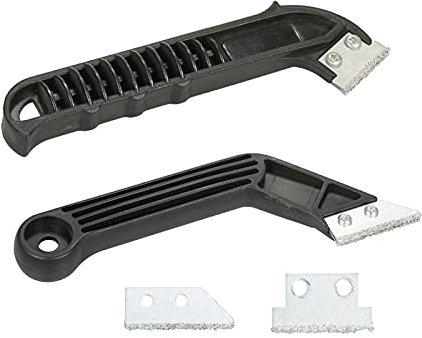 2 pezzi professionale per la rimozione dello stucco delle piastrelle, sega angolata per la rimozione rapida della malta e la pulizia delle piastrelle, 14,5 cm + 20,3 cm