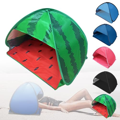 Mini Head Sun Shelter Tent, Strandmuschel Hund, Kopfzelt, Anti-Uv Strandmuschel Pop Up, Genießen Sie EIN Entspanntes Sonnenbad Am Strand (Grün,80 * 50 * 55cm)